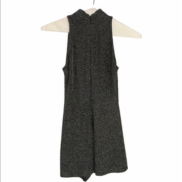 TOPSHOP Chainmail Sparkly Romper, Petite - Picture 2 of 4